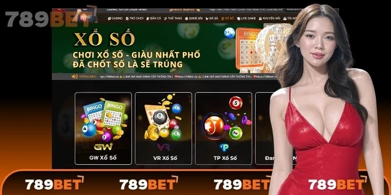 Các loại hình xổ số tại 789Bet
